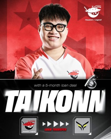 开云手机官网-AL战队社媒官宣：Taikonn租借至The Vicious Esports